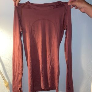 Lululemon pink swiftly tech long sleeve shirt 2.0